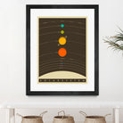 Solar System by Jazzberry Blue on GIANT ART - brown vector illustration