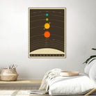 Solar System by Jazzberry Blue on GIANT ART - brown vector illustration