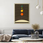 Solar System by Jazzberry Blue on GIANT ART - brown vector illustration