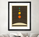 Solar System by Jazzberry Blue on GIANT ART - brown vector illustration