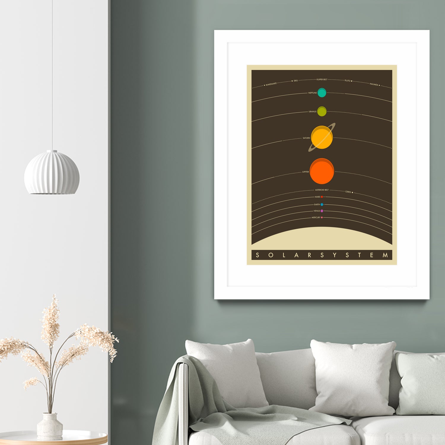 Solar System by Jazzberry Blue on GIANT ART - brown vector illustration