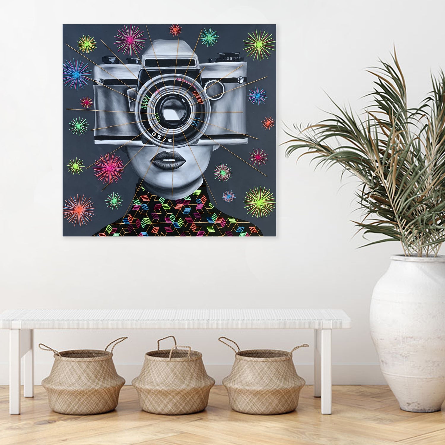 Picture perfect by eugenia retana on GIANT ART - gray mixed media