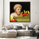 Minecraft Painting Bust by Javier Arrarte on GIANT ART - black digital painting