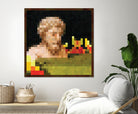 Minecraft Painting Bust by Javier Arrarte on GIANT ART - black digital painting