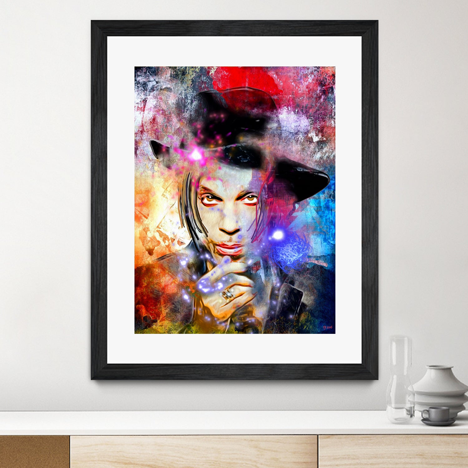 Prince Painted by Daniel Janda on GIANT ART - gray digital painting