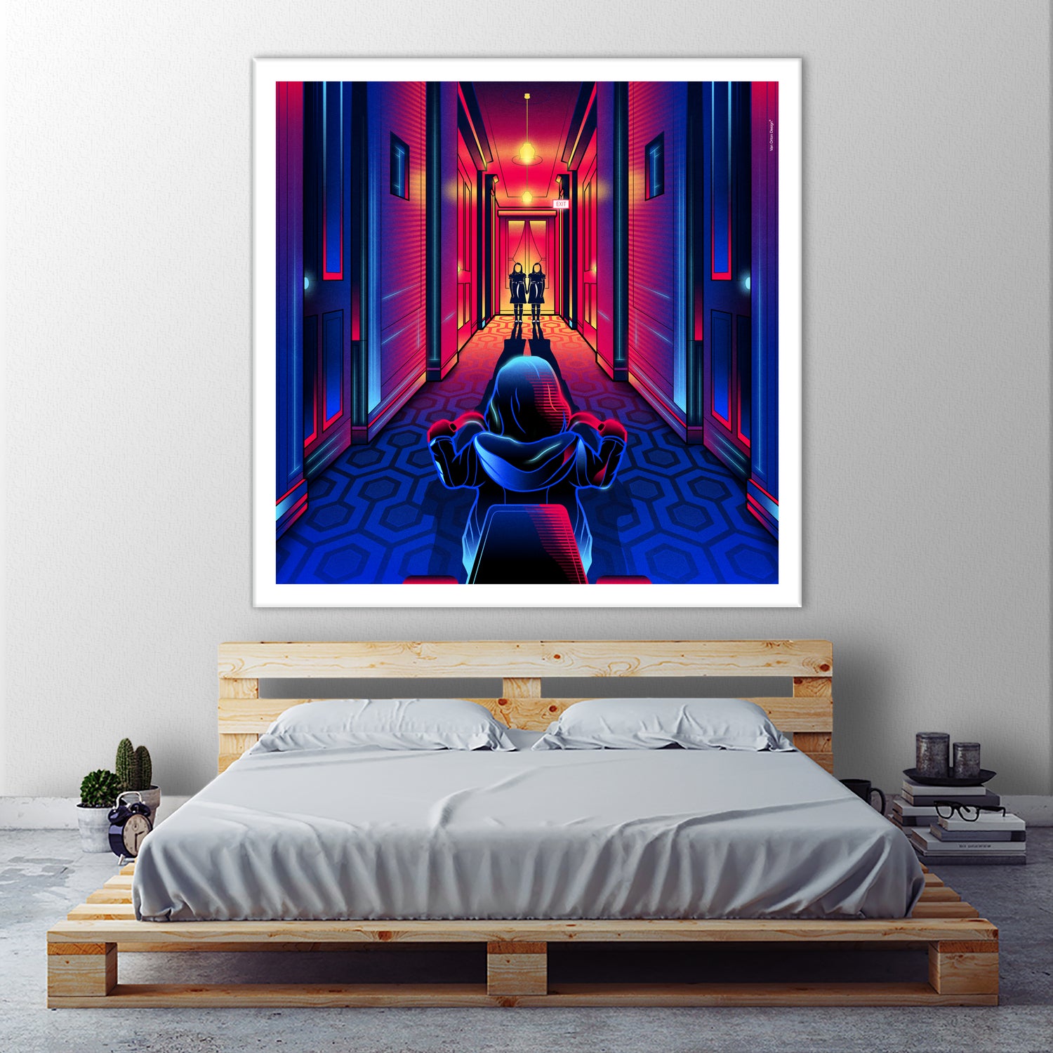 The Shining by Marco Schiavon on GIANT ART - blue digital drawing