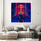 The Shining by Marco Schiavon on GIANT ART - blue digital drawing