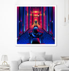 The Shining by Marco Schiavon on GIANT ART - blue digital drawing