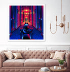 The Shining by Marco Schiavon on GIANT ART - blue digital drawing