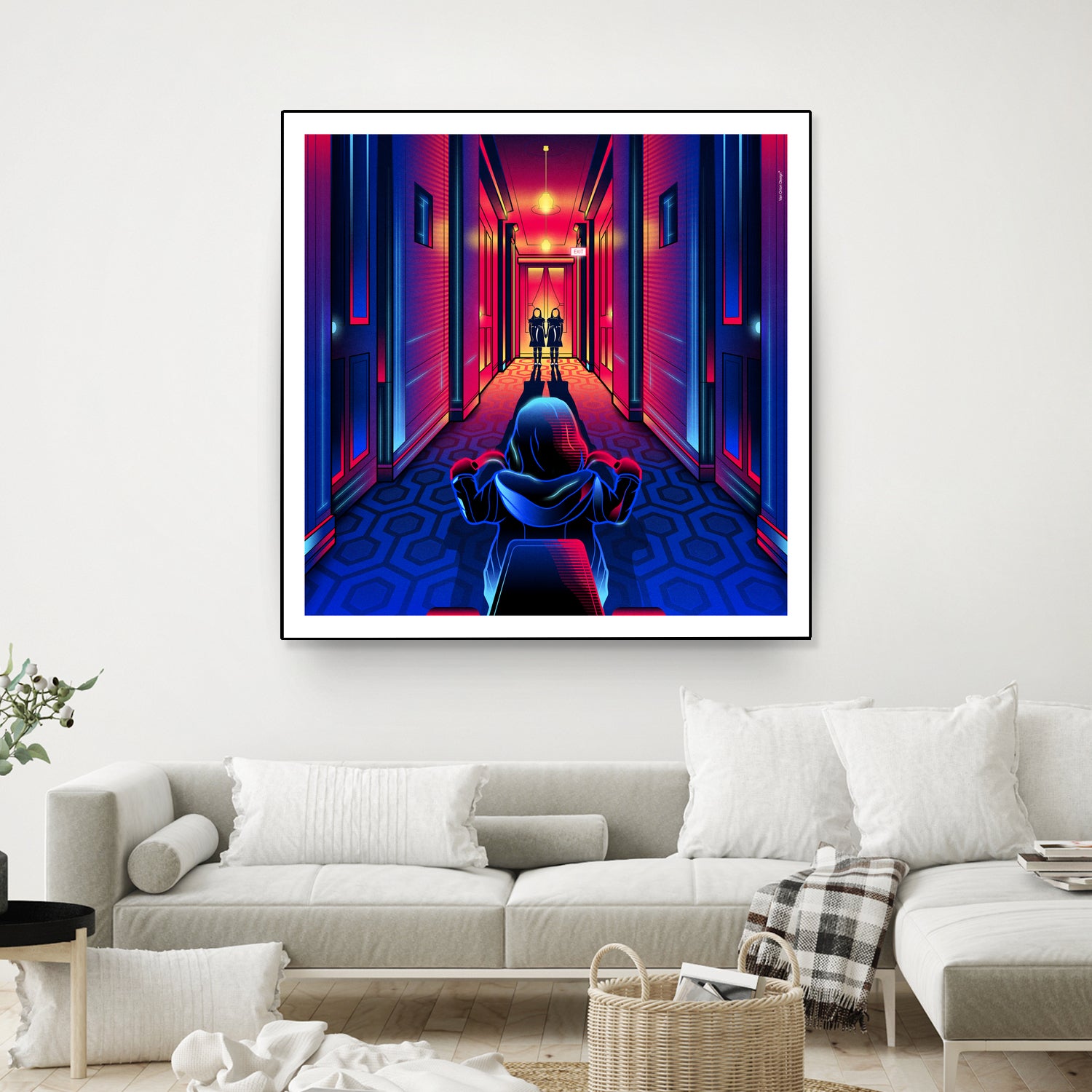 The Shining by Marco Schiavon on GIANT ART - blue digital drawing