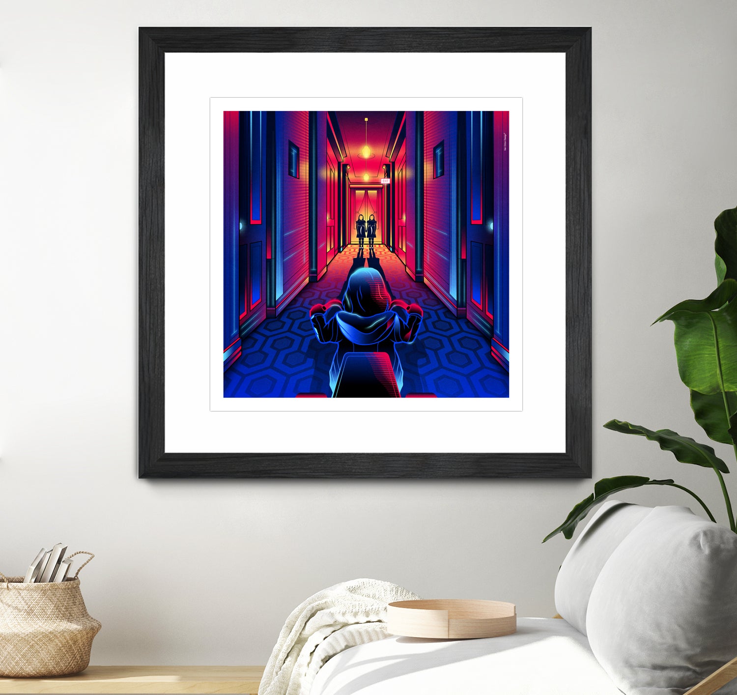 The Shining by Marco Schiavon on GIANT ART - blue digital drawing