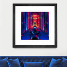 The Shining by Marco Schiavon on GIANT ART - blue digital drawing