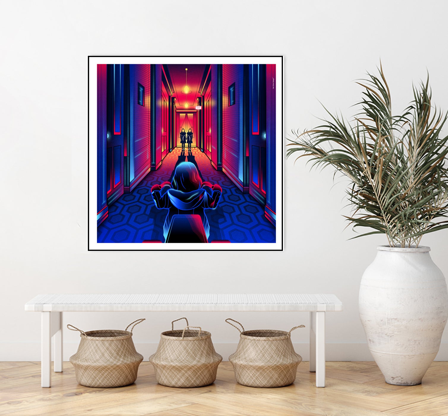 The Shining by Marco Schiavon on GIANT ART - blue digital drawing