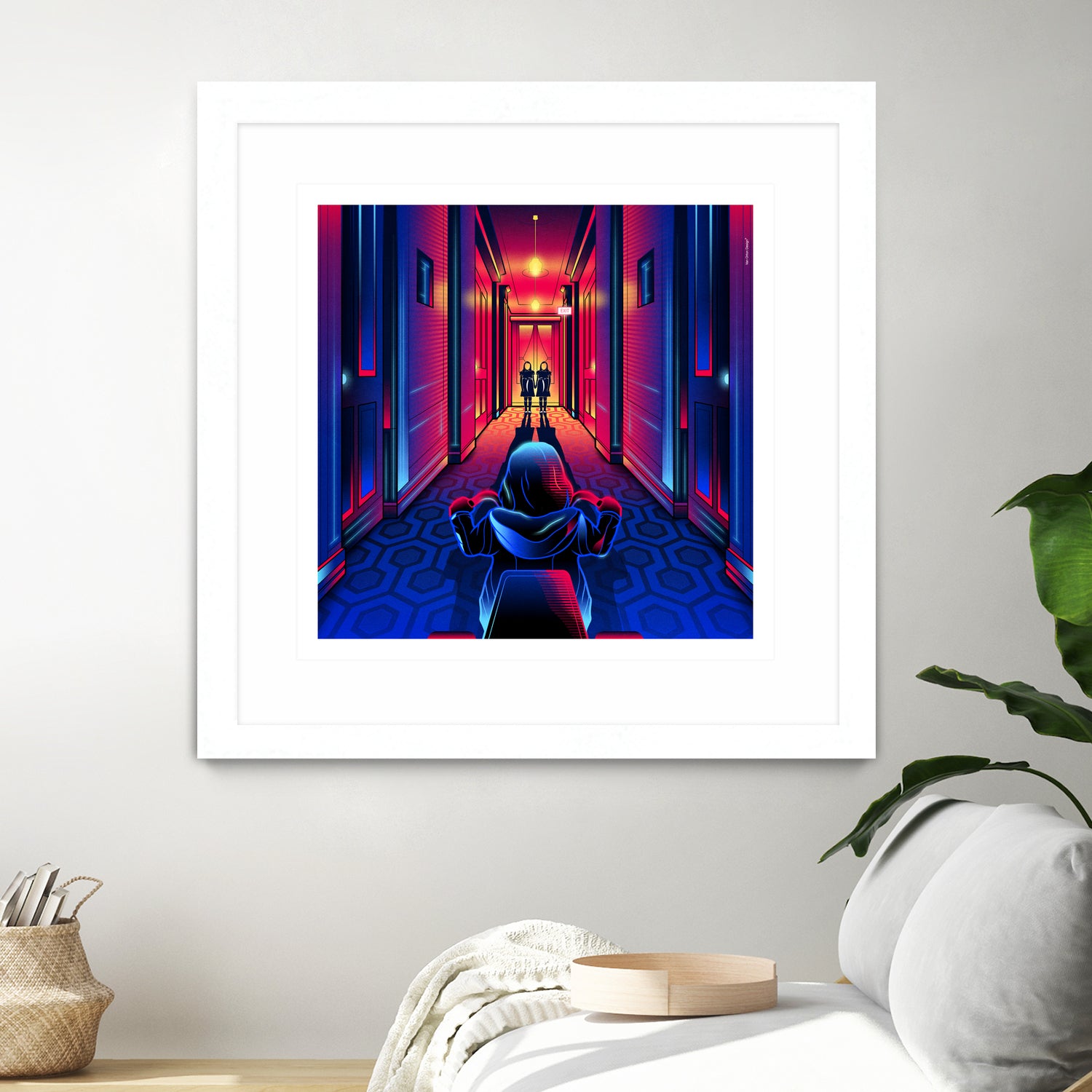 The Shining by Marco Schiavon on GIANT ART - blue digital drawing