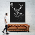 Deer Reader by Jordan Rogers on GIANT ART - vector illustration