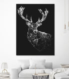 Deer Reader by Jordan Rogers on GIANT ART - vector illustration