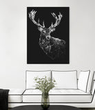 Deer Reader by Jordan Rogers on GIANT ART - vector illustration