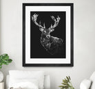 Deer Reader by Jordan Rogers on GIANT ART - vector illustration