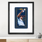 Dodgers Tarot: The High Priestess by Claudia Labarca on GIANT ART - blue digital painting