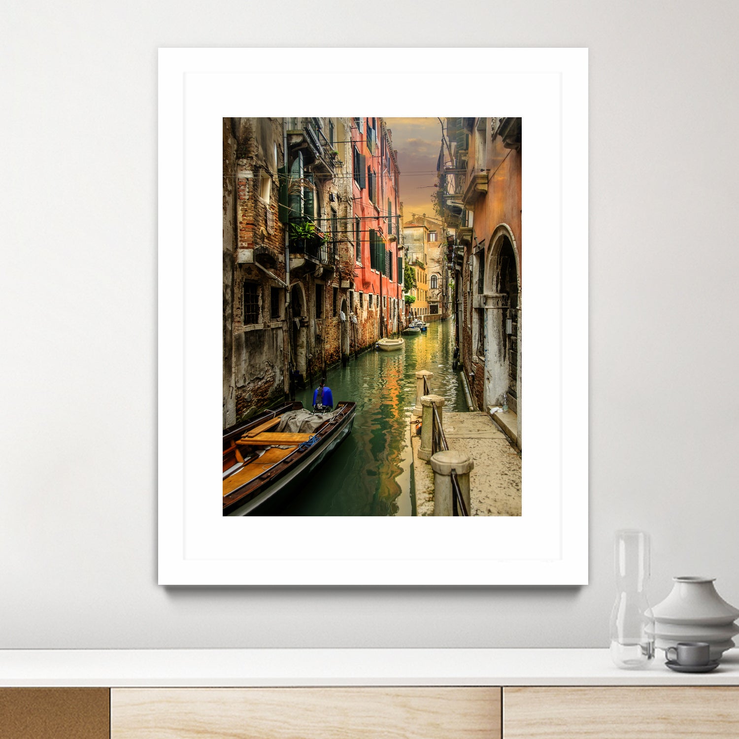 Colours of Venezia by Brian Tarr on GIANT ART - yellow digital painting