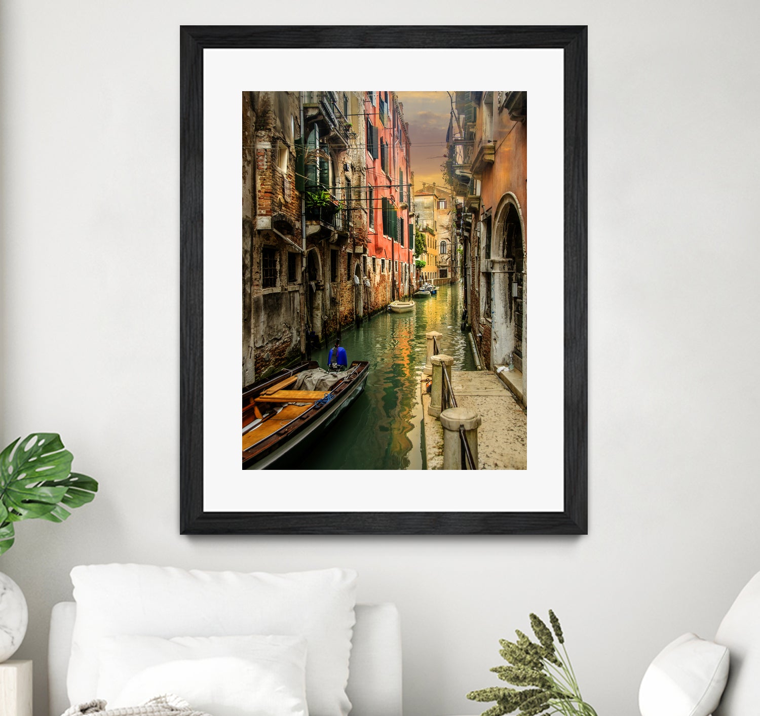 Colours of Venezia by Brian Tarr on GIANT ART - yellow digital painting