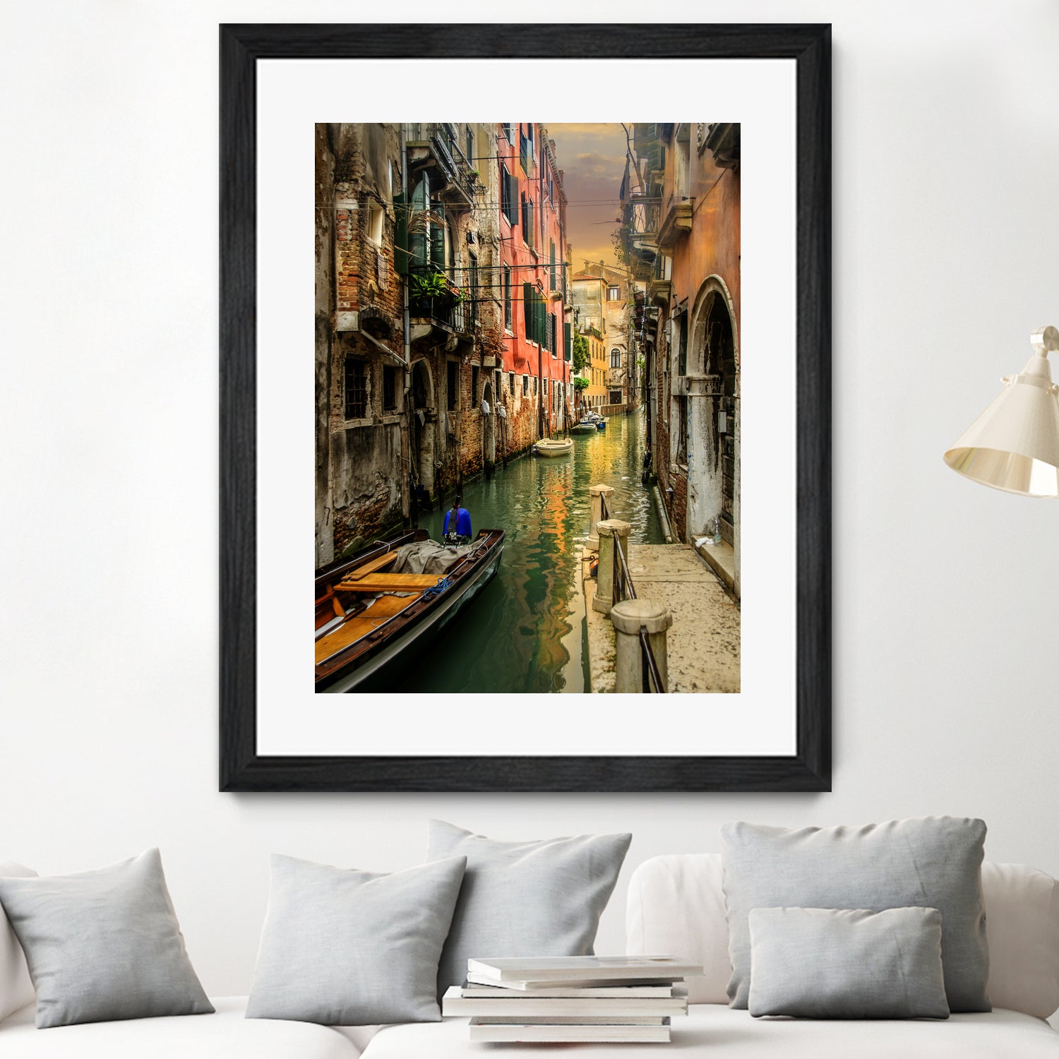 Colours of Venezia by Brian Tarr on GIANT ART - yellow digital painting