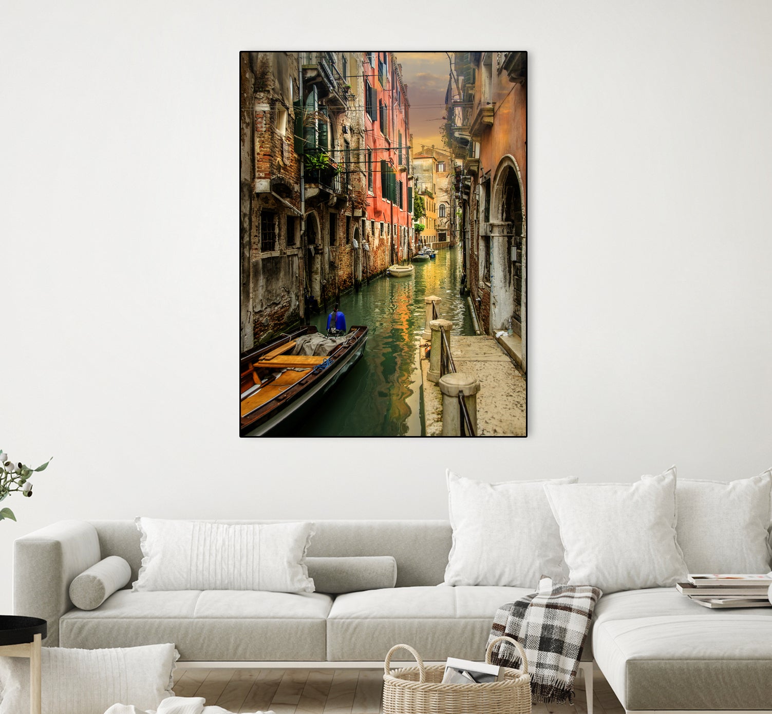 Colours of Venezia by Brian Tarr on GIANT ART - yellow digital painting