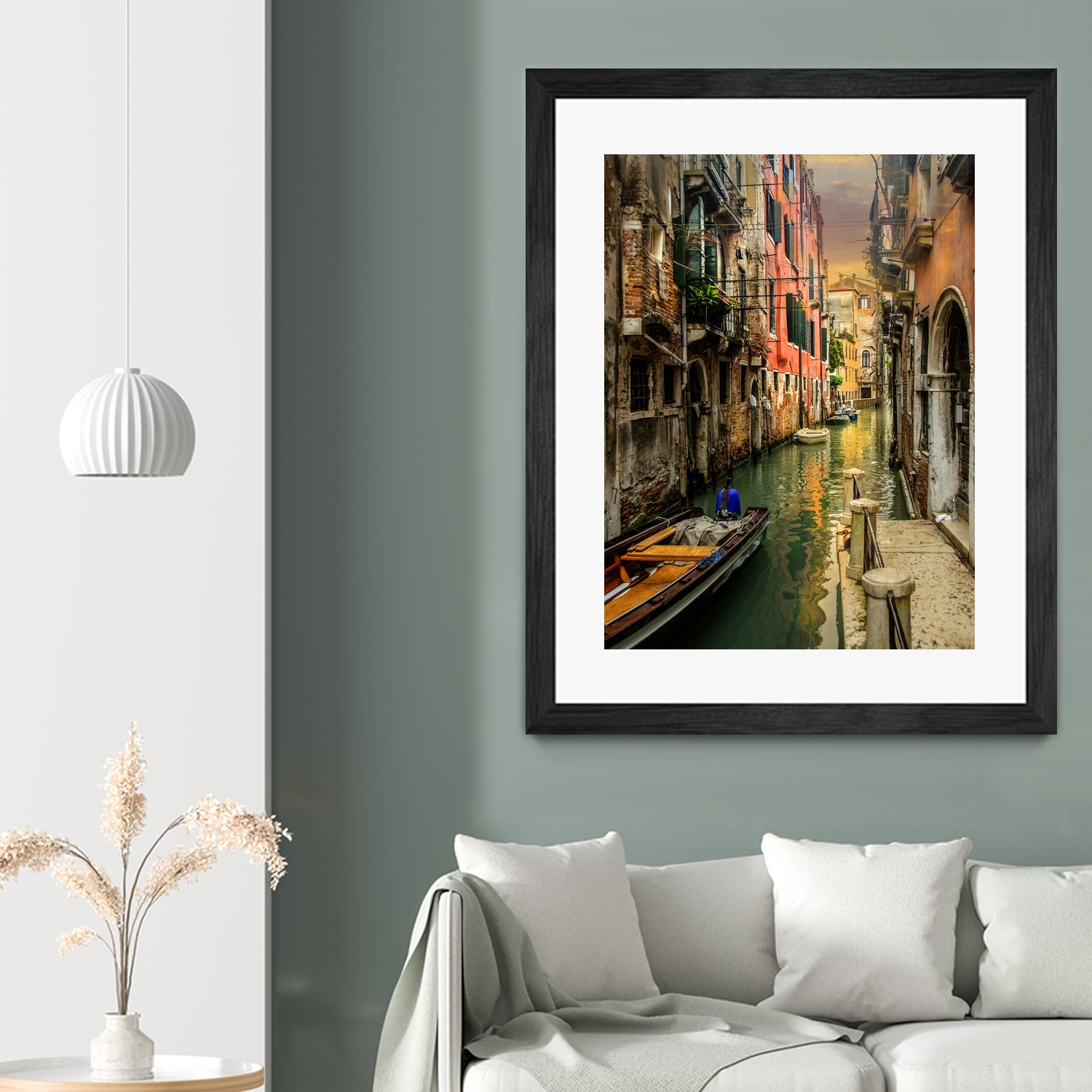 Colours of Venezia by Brian Tarr on GIANT ART - yellow digital painting