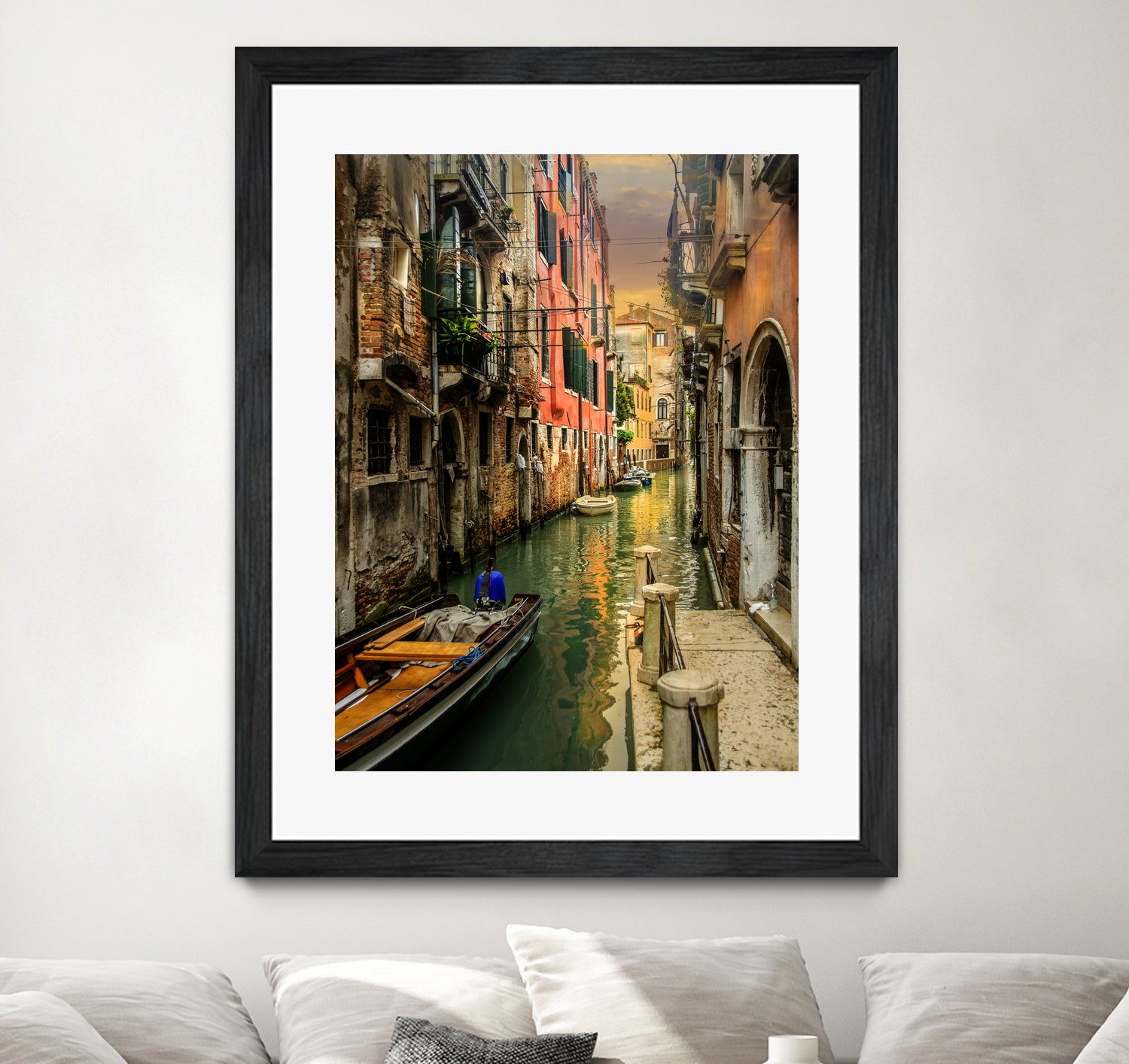 Colours of Venezia by Brian Tarr on GIANT ART - yellow digital painting