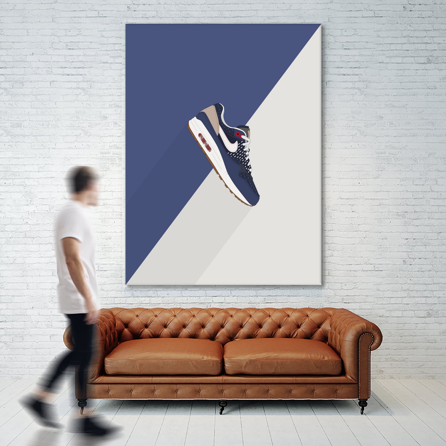 Airmax1 - blue void by Yanuar Ahmat on GIANT ART - white digital drawing