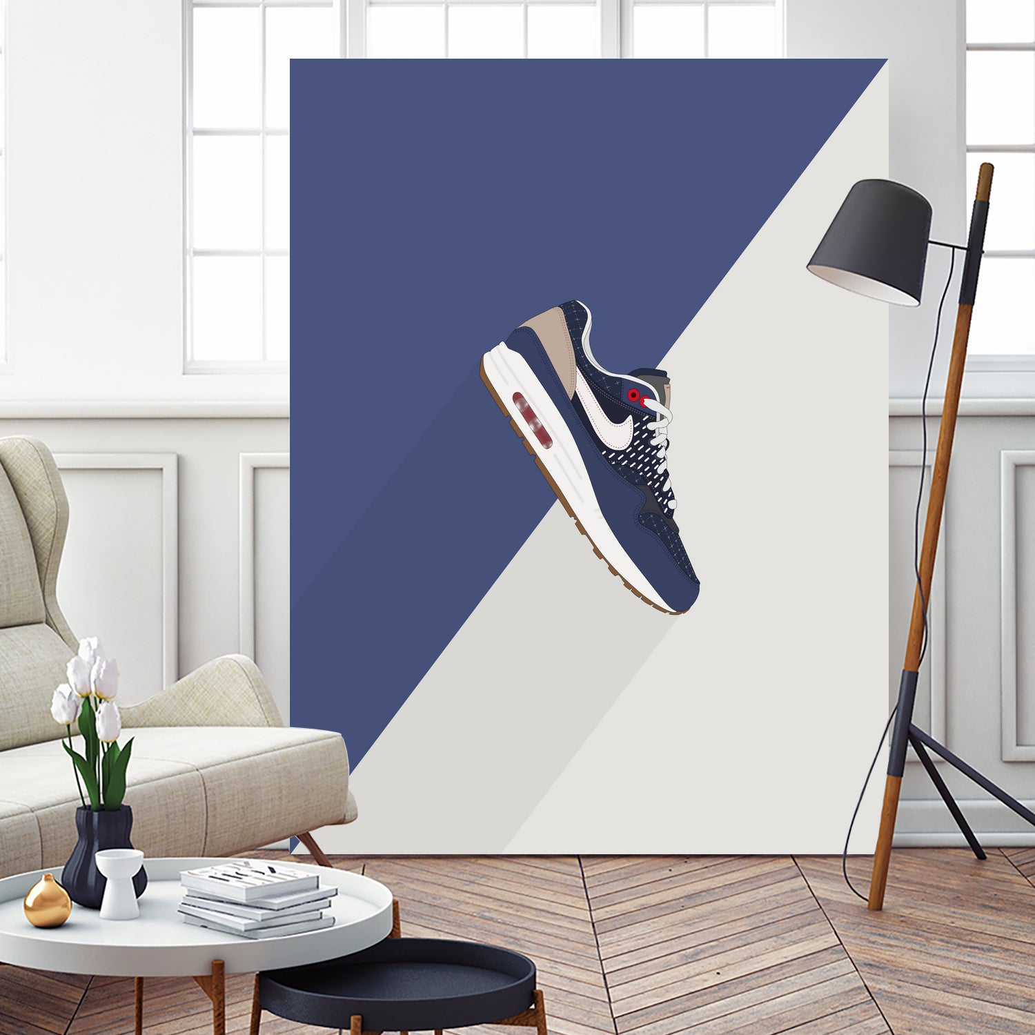 Airmax1 - blue void by Yanuar Ahmat on GIANT ART - white digital drawing