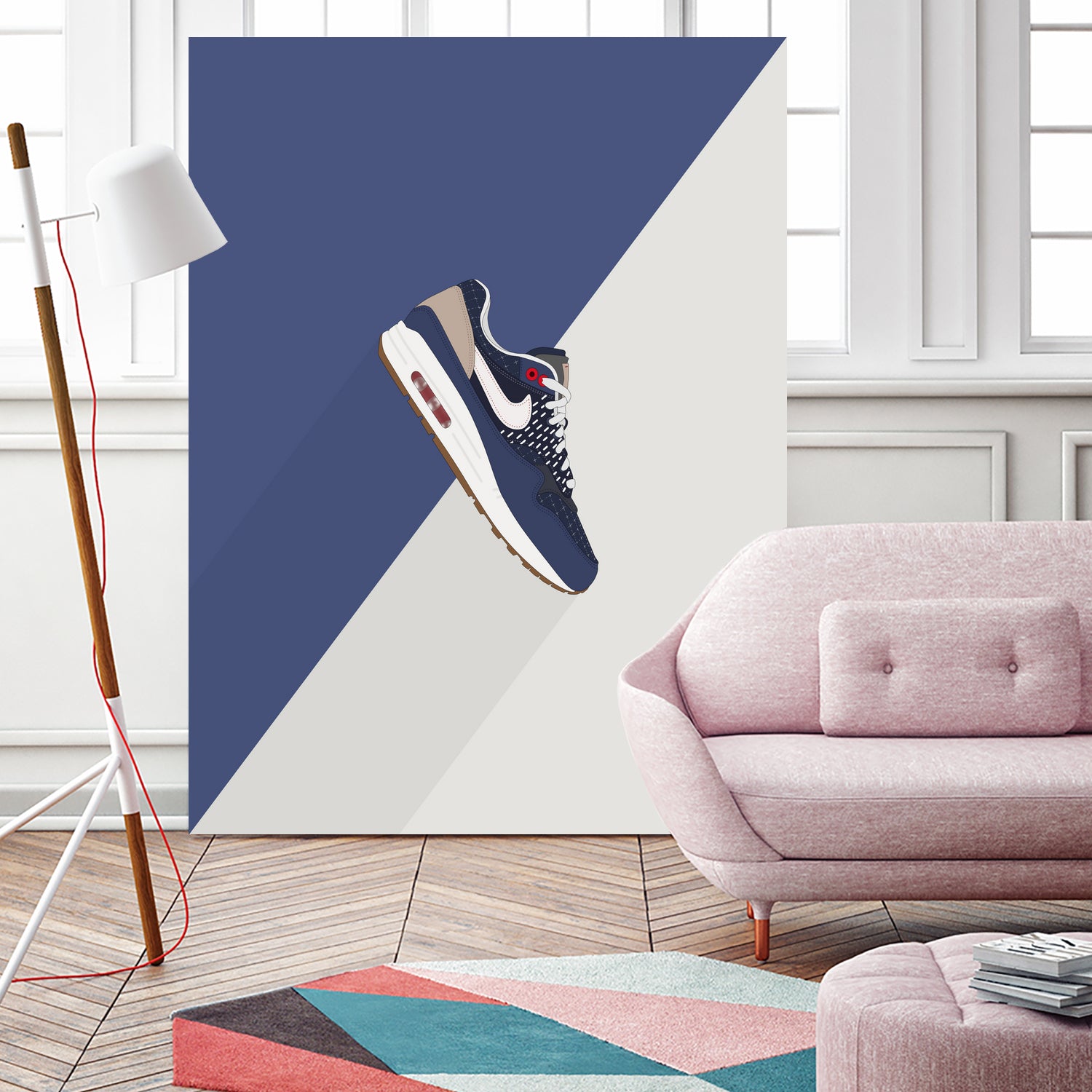 Airmax1 - blue void by Yanuar Ahmat on GIANT ART - white digital drawing