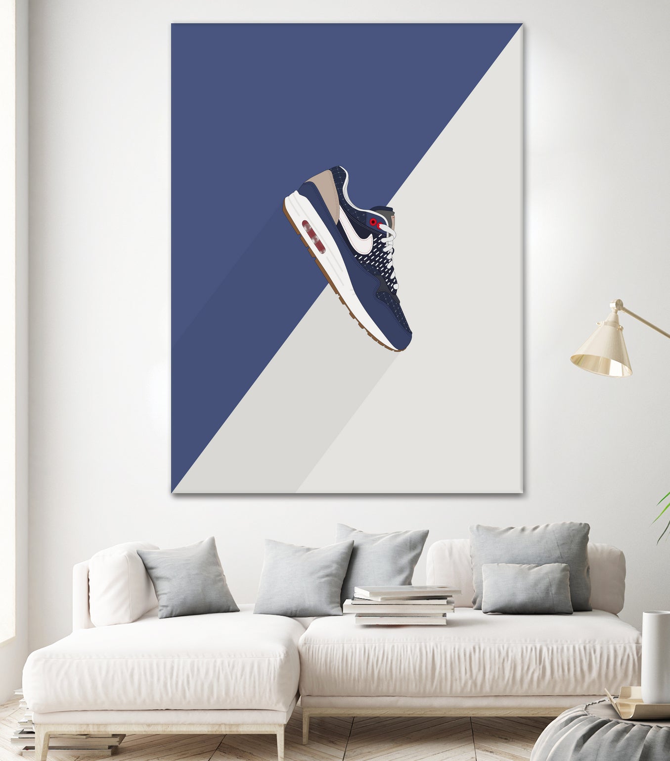 Airmax1 - blue void by Yanuar Ahmat on GIANT ART - white digital drawing