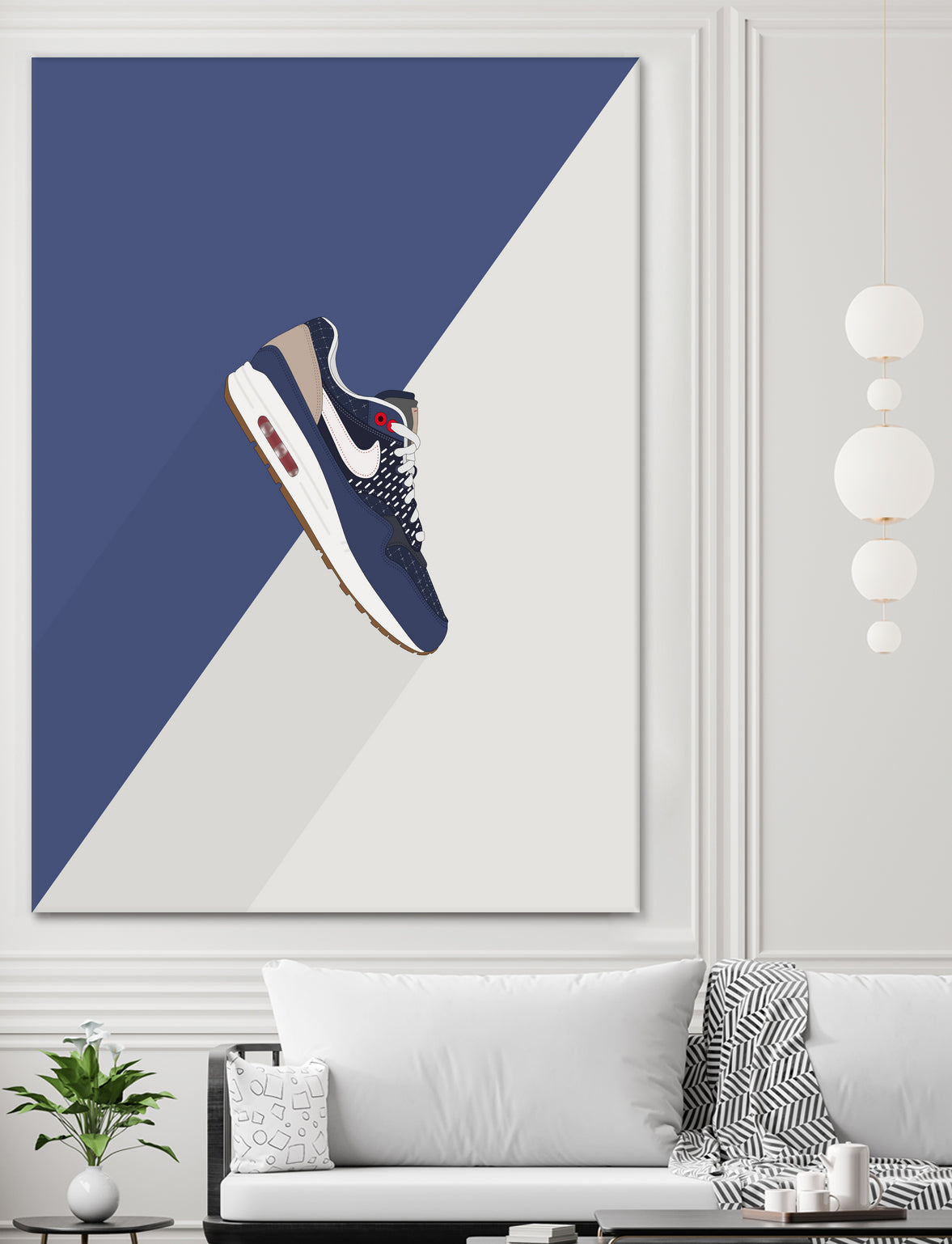 Airmax1 - blue void by Yanuar Ahmat on GIANT ART - white digital drawing