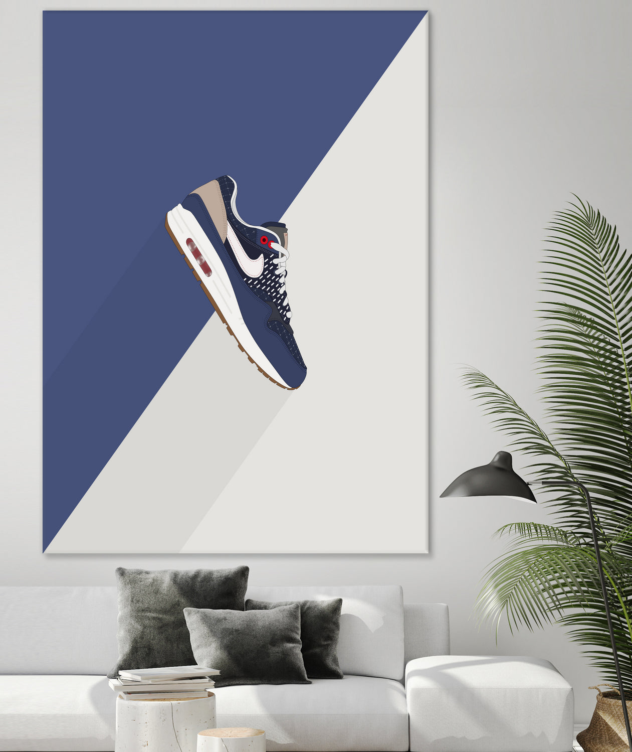 Airmax1 - blue void by Yanuar Ahmat on GIANT ART - white digital drawing