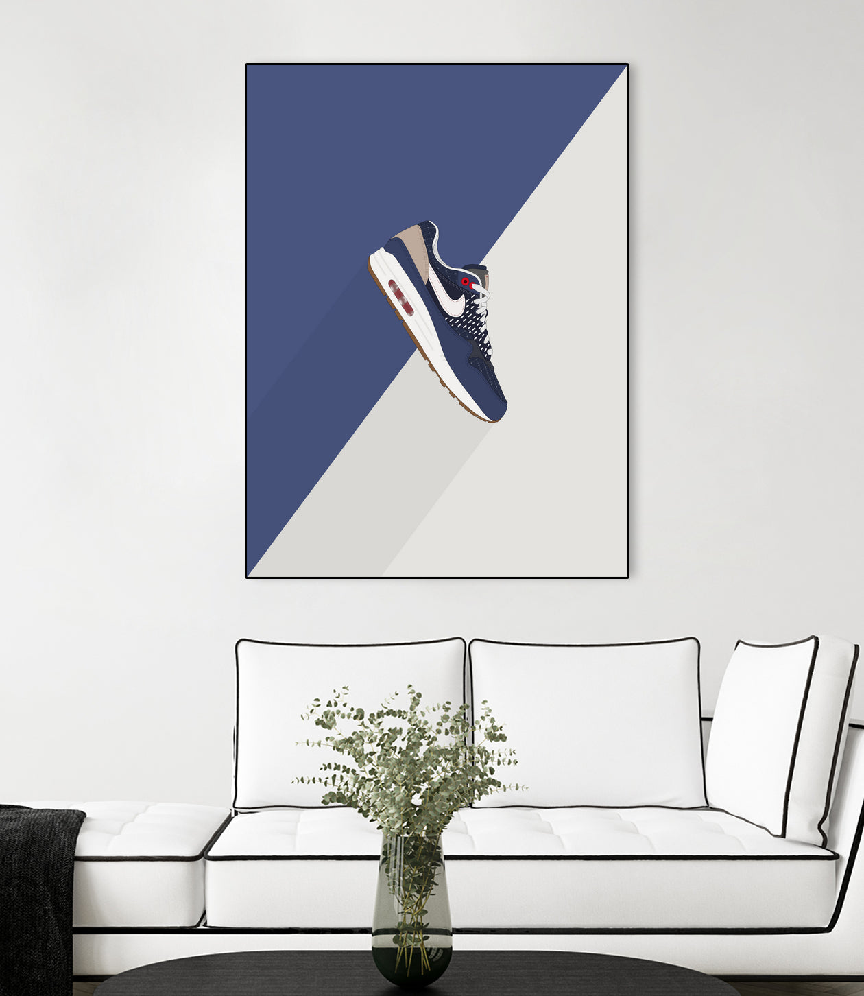 Airmax1 - blue void by Yanuar Ahmat on GIANT ART - white digital drawing