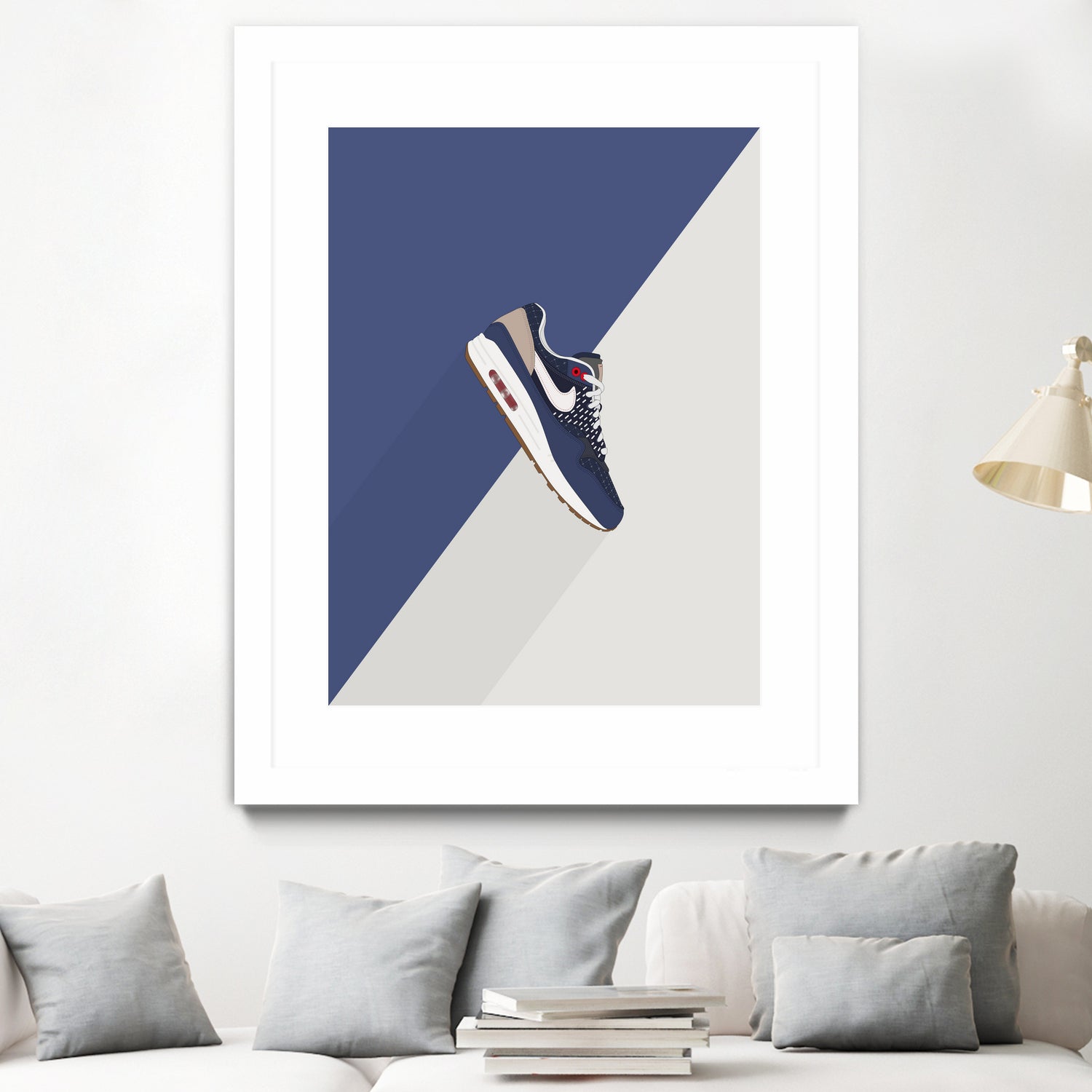 Airmax1 - blue void by Yanuar Ahmat on GIANT ART - white digital drawing