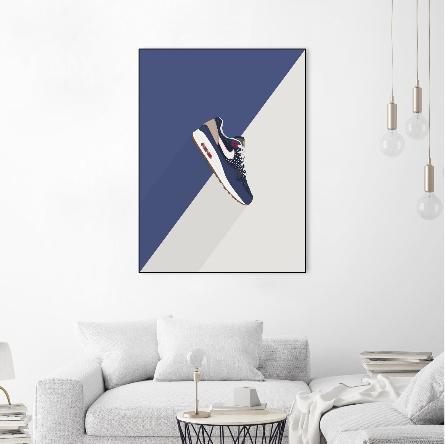 Airmax1 - blue void by Yanuar Ahmat on GIANT ART - white digital drawing