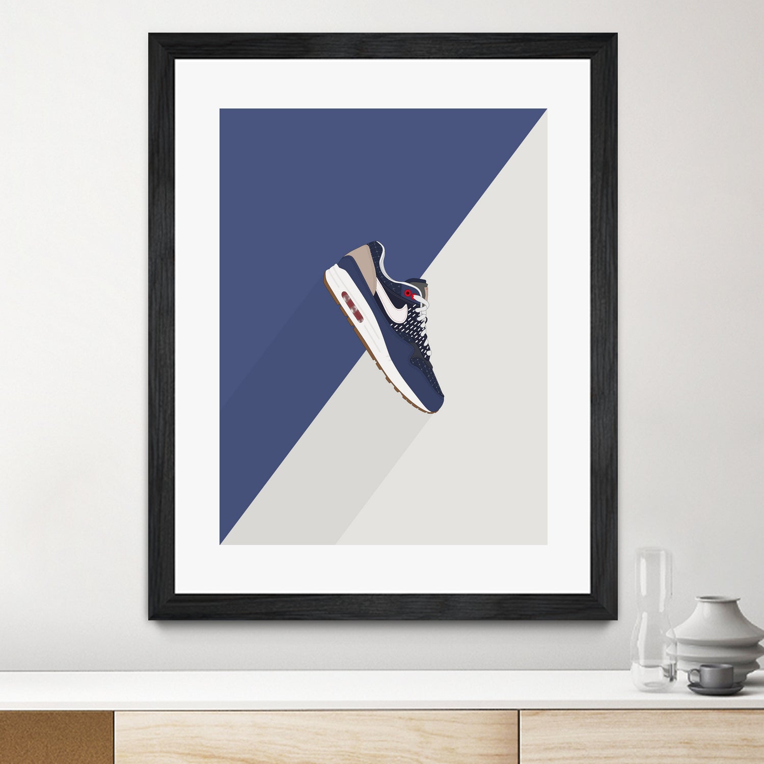 Airmax1 - blue void by Yanuar Ahmat on GIANT ART - white digital drawing