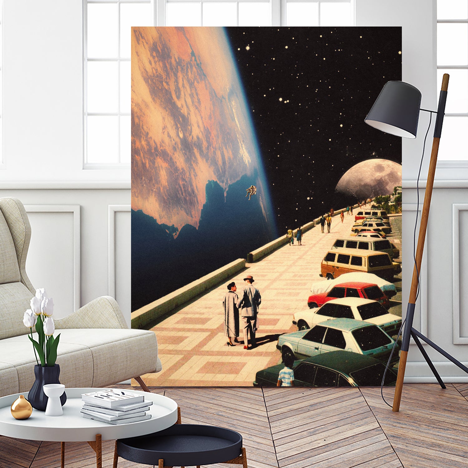 Space Promenade by Jonas Haeg on GIANT ART - black digital painting