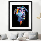 tupac by Deni Rahayu on GIANT ART - white digital drawing