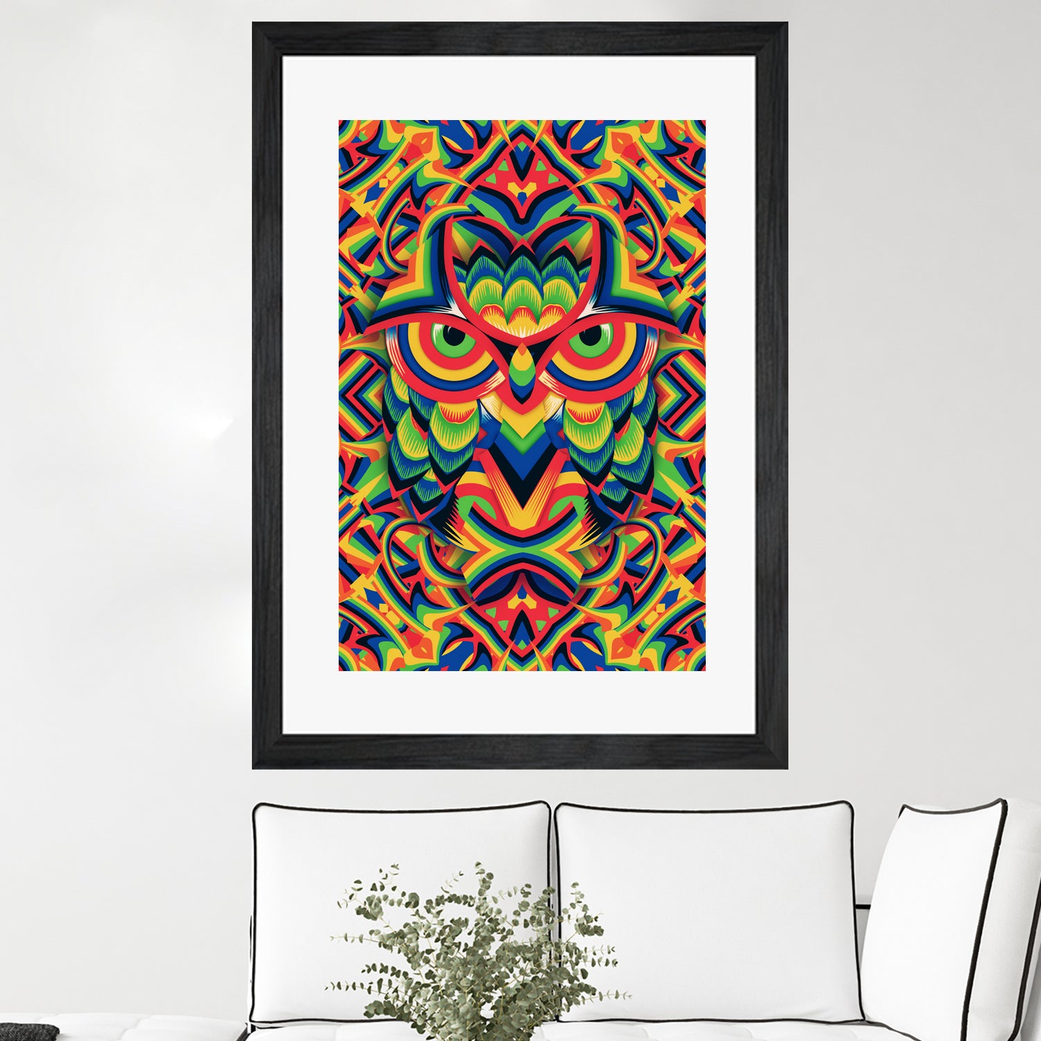 Owl 3 by Ali Gulec on GIANT ART - white digital drawing