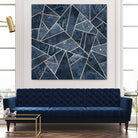 Doft Dark Blue Stone by Elisabeth Fredriksson on GIANT ART - blue digital painting