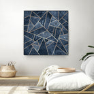 Doft Dark Blue Stone by Elisabeth Fredriksson on GIANT ART - blue digital painting