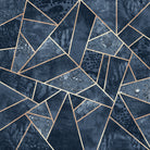 Doft Dark Blue Stone by Elisabeth Fredriksson on GIANT ART - blue digital painting