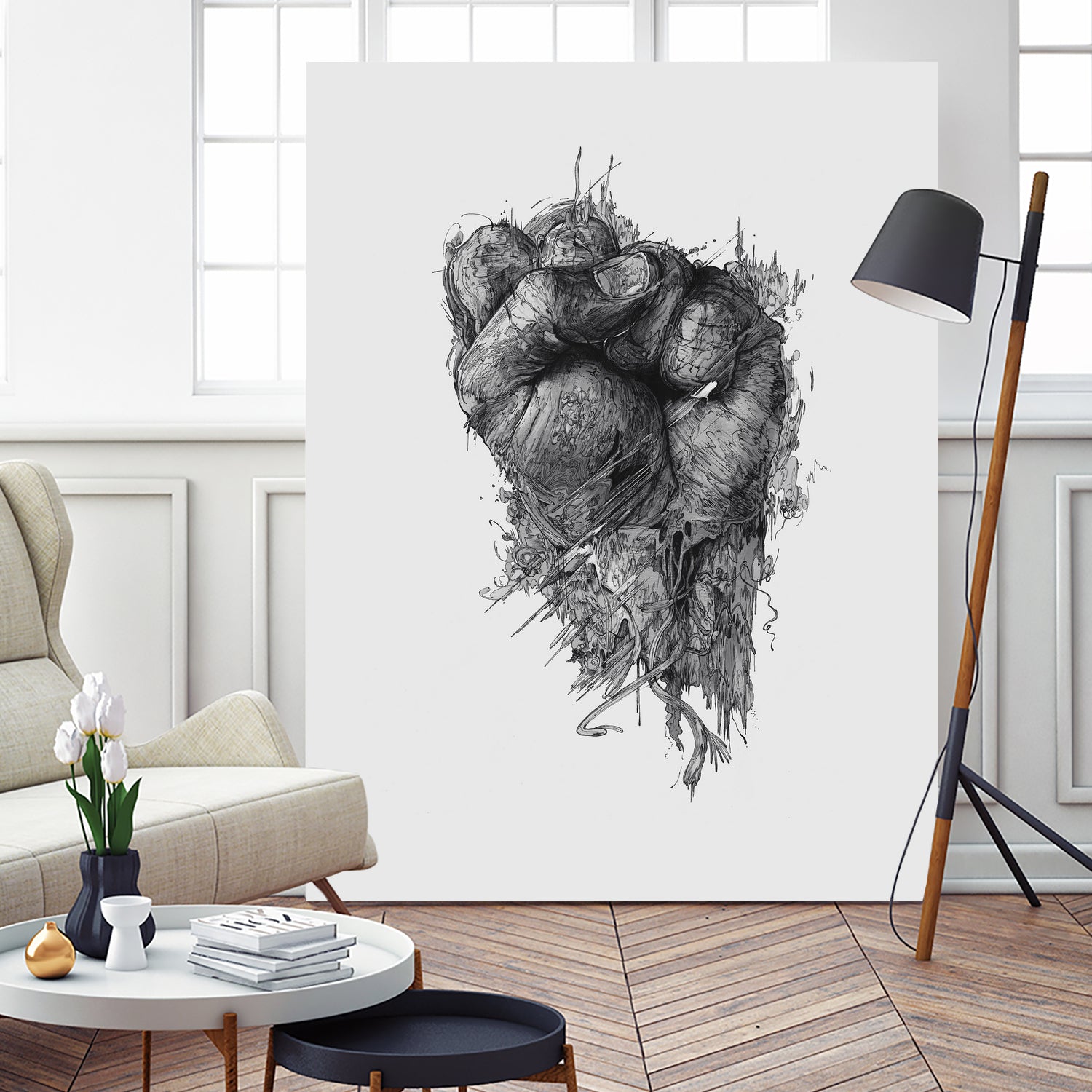 Only the Brave by Krzysztof Domaradzki on GIANT ART - gray digital drawing