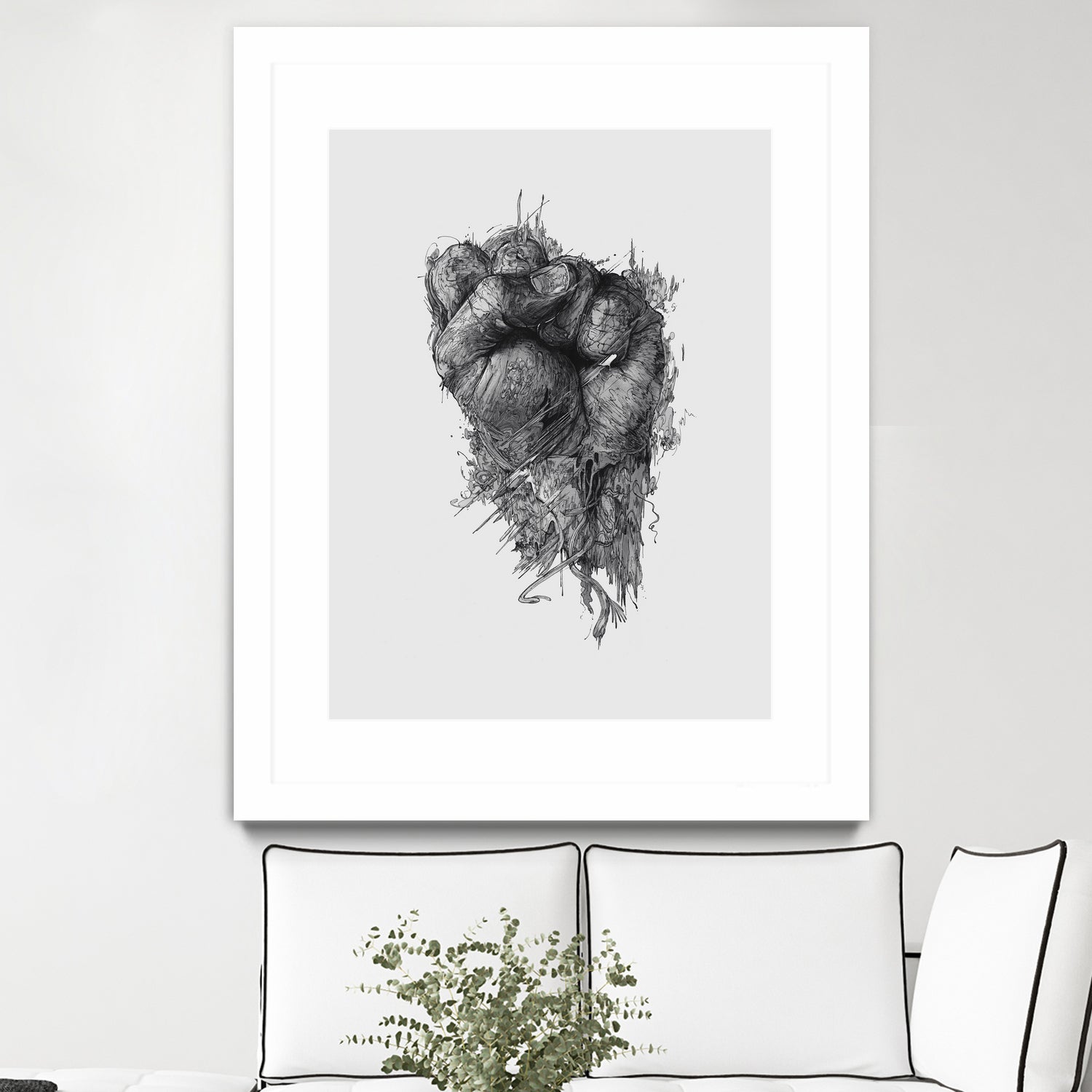 Only the Brave by Krzysztof Domaradzki on GIANT ART - gray digital drawing