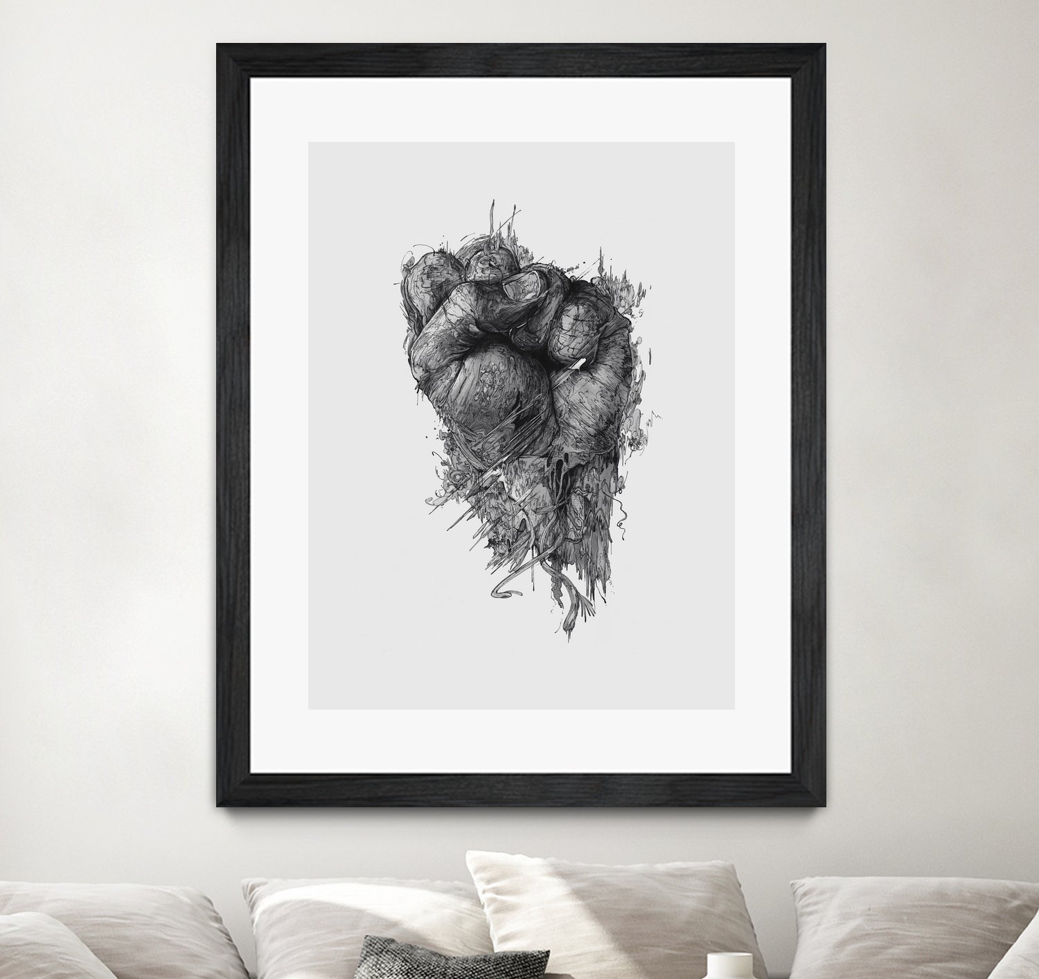 Only the Brave by Krzysztof Domaradzki on GIANT ART - gray digital drawing