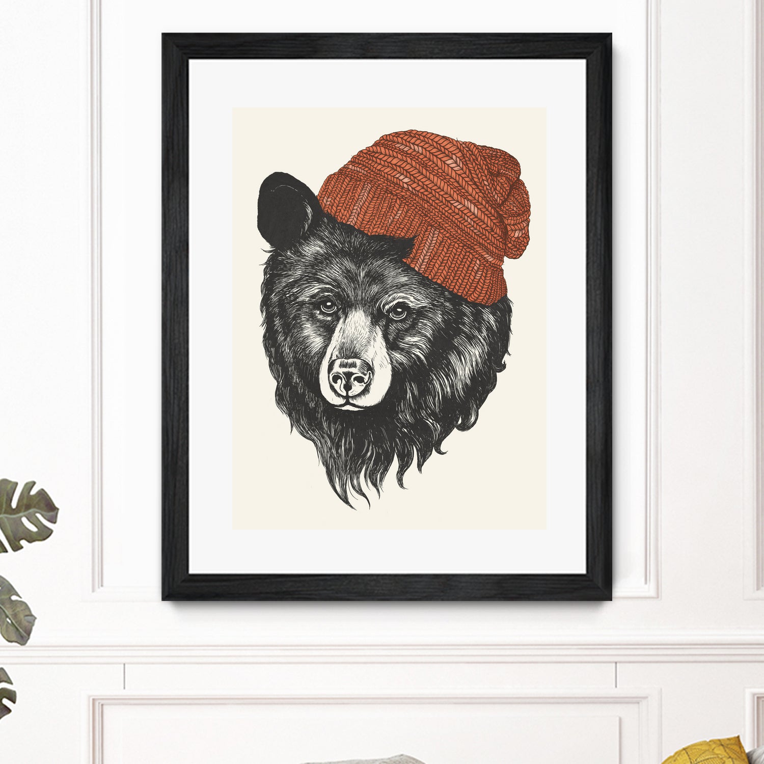 Zissou the Bear by Laura Graves on GIANT ART - red digital drawing