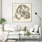 cats by Laura Graves on GIANT ART - gray digital drawing